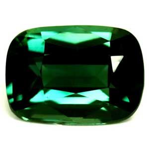 Szafir 1,31 ct, morski, szlif cushion