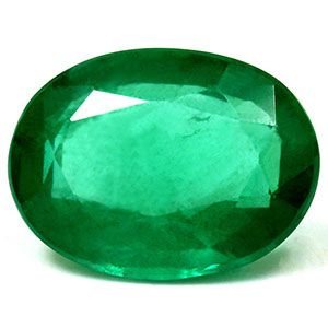 Szmaragd 3,83 ct, zielony, szlif owalny