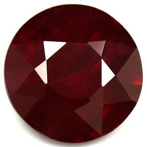 RUBY FACETED 1.83ct RED Pigeon Blood Red SI REST_OF_AFRICA HEATED