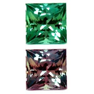 ALEXANDRITE FACETED 0.11ct GREEN Blue Green to Purple EC BRAZIL NONE