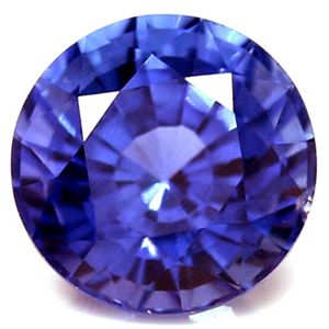Szafir 1,26 ct, niebieski, szlif okrągły