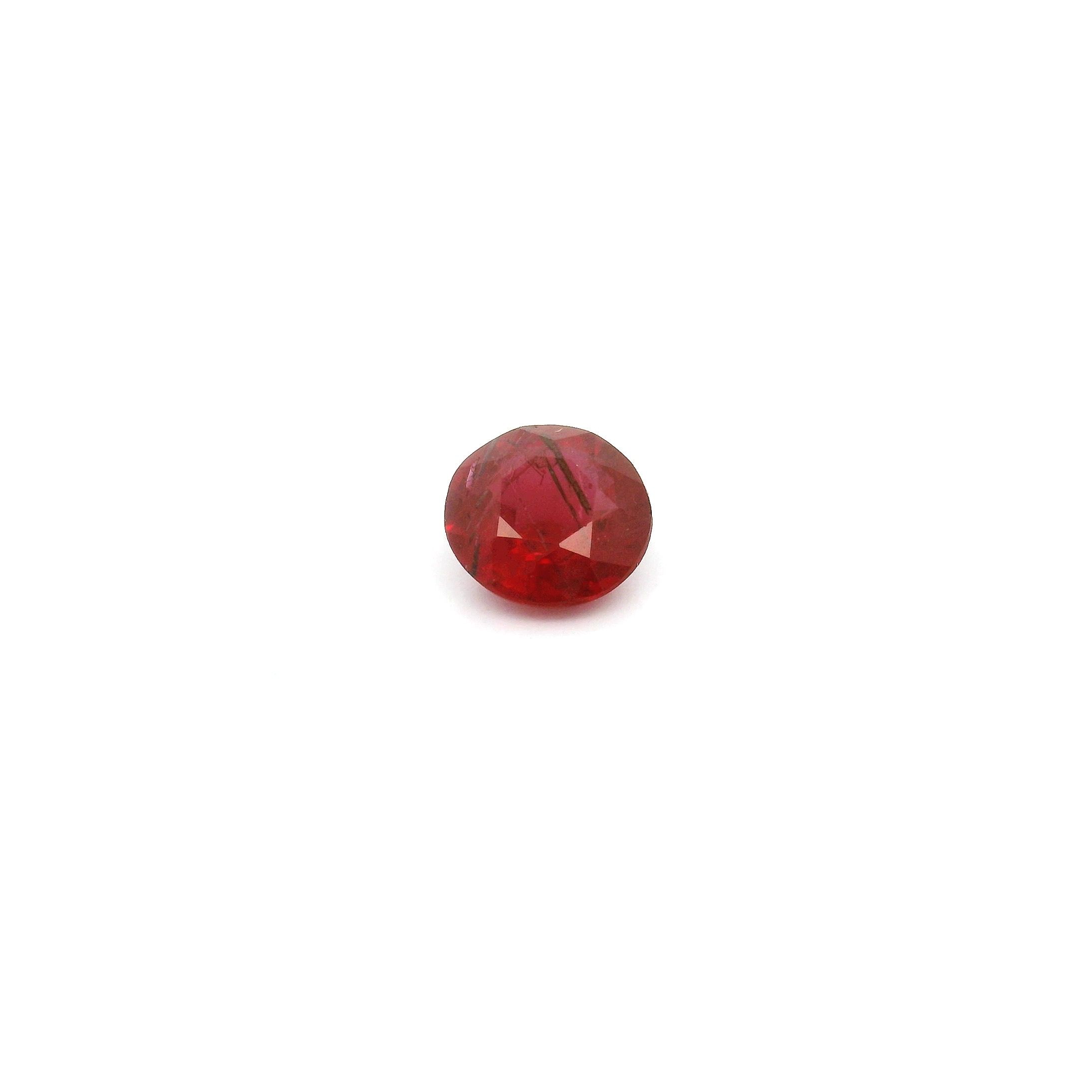 0.49 ct Round ruby