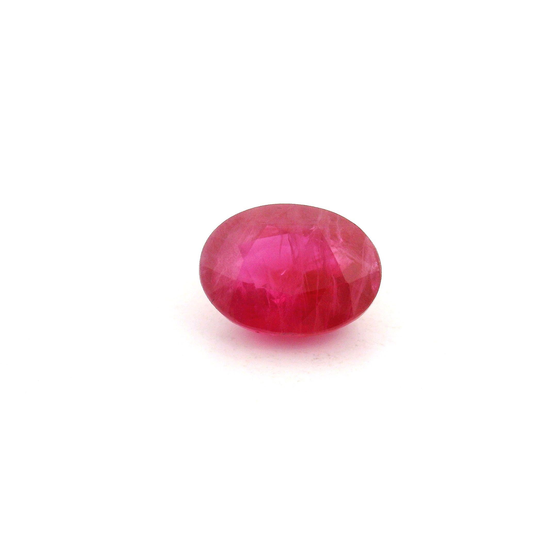 Rubin 1,92 ct, czerwony, szlif owalny