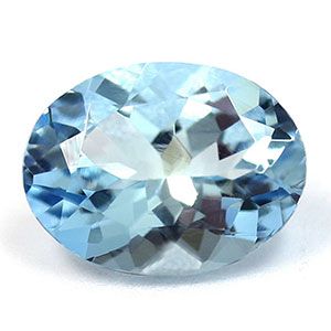 Akwamaryn 2,15 ct, niebieski, szlif owalny