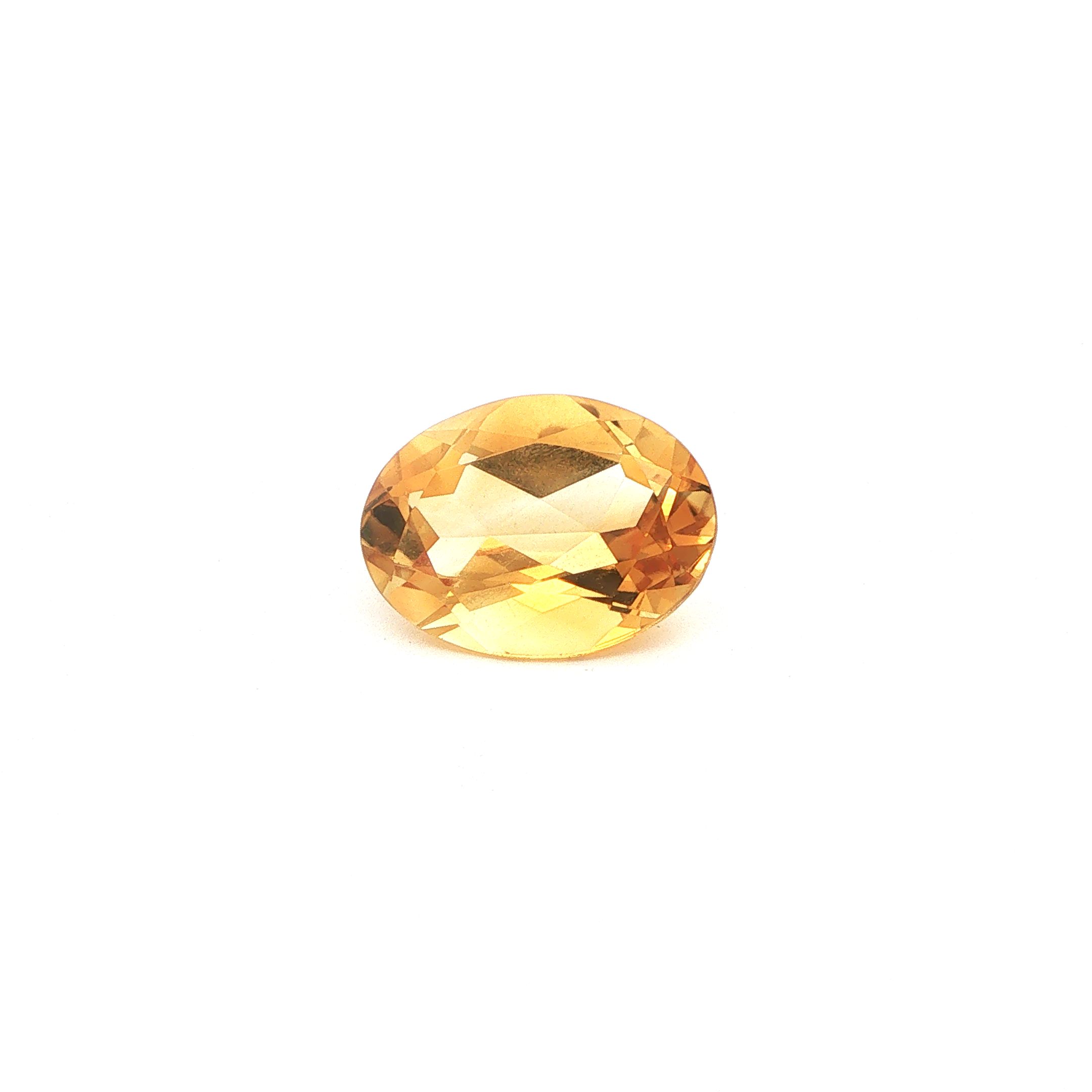 8.33 ct Oval citrine