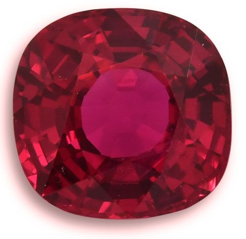 4.09 ct Cushion ruby