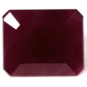 Rubin 10,23 ct, czerwony, szlif szmaragdowy