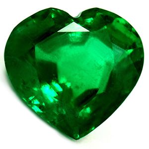 Szmaragd 3,59 ct, zielony, szlif serce