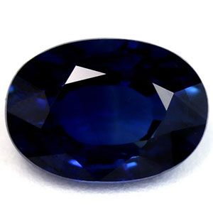 Szafir 1,13 ct, niebieski, szlif owalny
