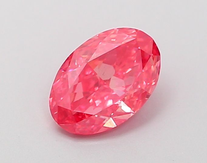 0.62 CT Fancy Vivid Pink OVAL
