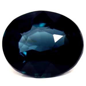 Spinel 2,52 ct, niebieski, szlif owalny