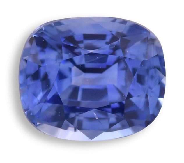 Szafir 1,29 ct, niebieski, szlif cushion