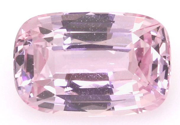 Szafir 2,16 ct, różowy, szlif cushion