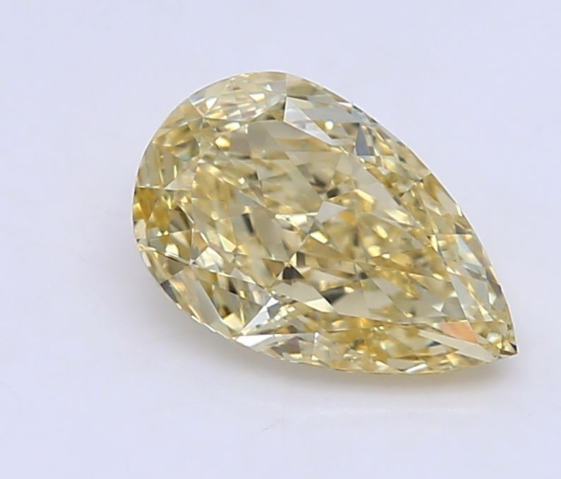 0.92 CT Fancy Intense Yellow PEAR