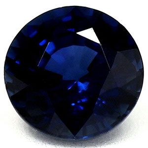 SAPPHIRE FACETED 0.72ct BLUE Deep Blue EC MADAGASCAR HEATED