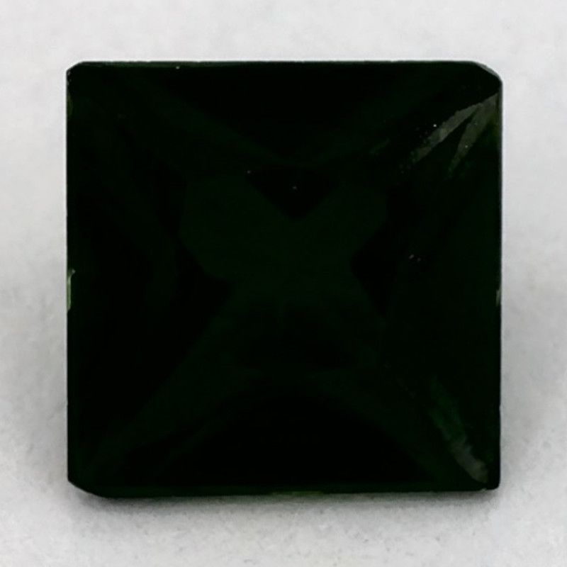 Szafir 1,06 ct, zielony, szlif princess