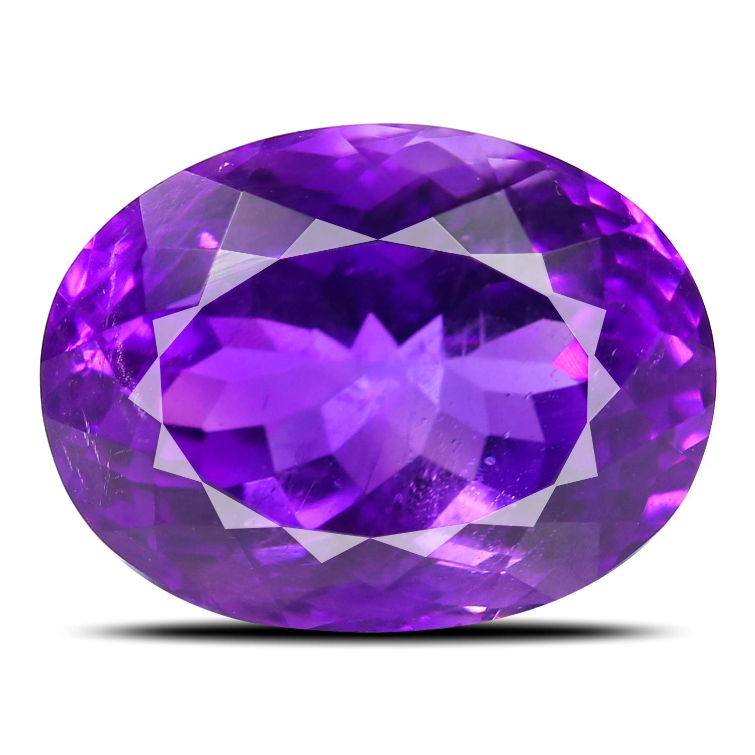 AMETHYST FACETED 11.38ct VIOLET MI REST_OF_AFRICA NONE