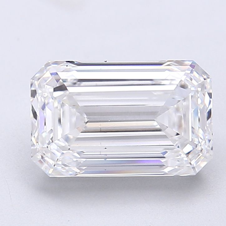 Diamant Émeraude 3.06 ct - Couleur D - Pureté VVS2