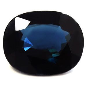 SAPPHIRE FACETED 3.28ct BLUE Intense Blue EC MADAGASCAR NONE