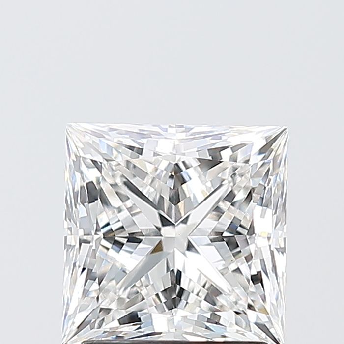 Diamant Princesse 2.09 ct - Couleur F - Pureté VS1