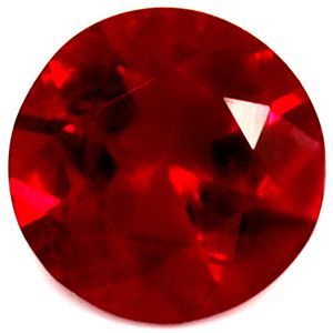 RUBY FACETED 0.38ct RED Pigeon Blood Red EC REST_OF_AFRICA HEATED