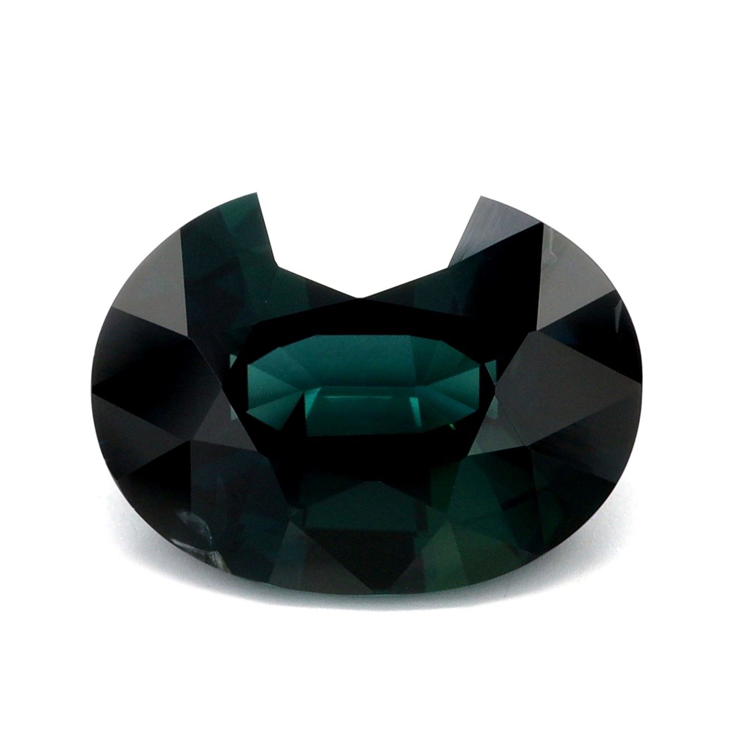 SAPPHIRE FACETED 3.26ct BLUE BLUE SI AUSTRALIA HEATED