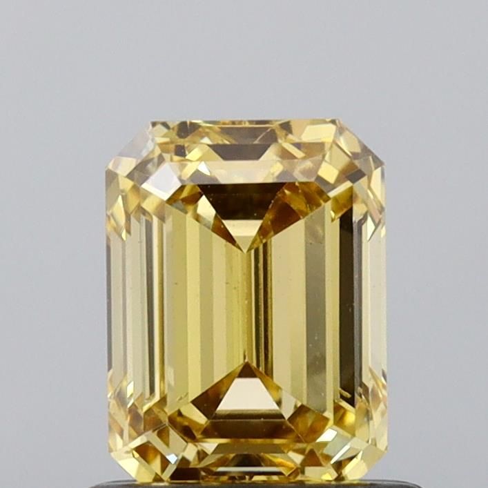 1.0 CT Fancy Vivid Yellow EMERALD