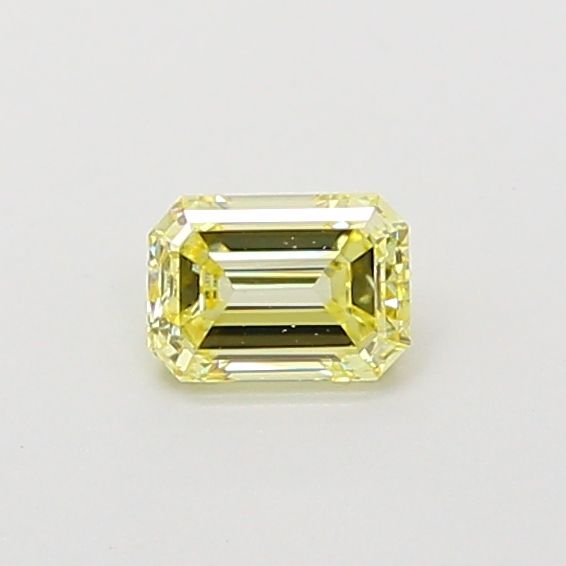 0.35 CT Fancy Yellow EMERALD