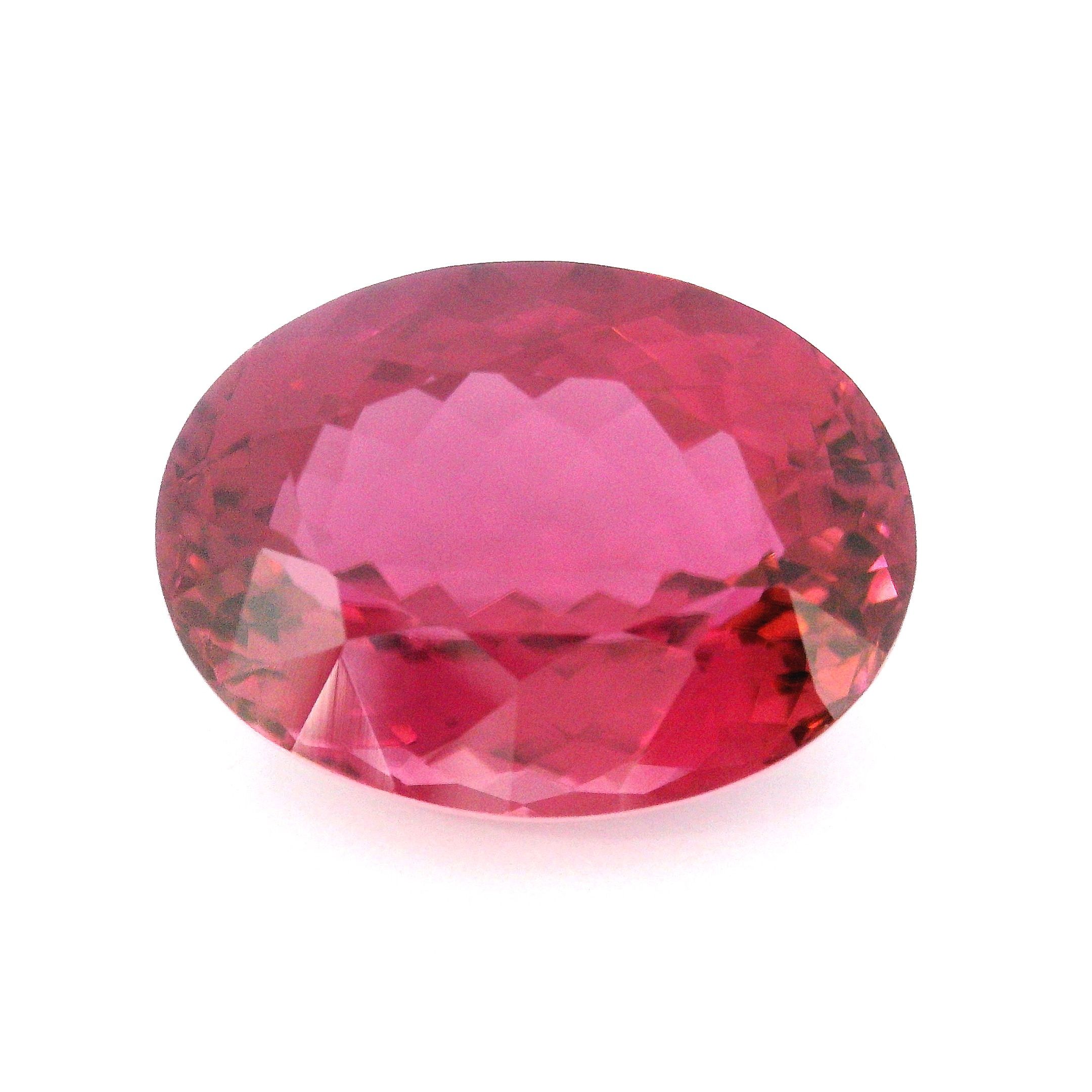 Turmalin 13,45 ct, różowy, szlif owalny