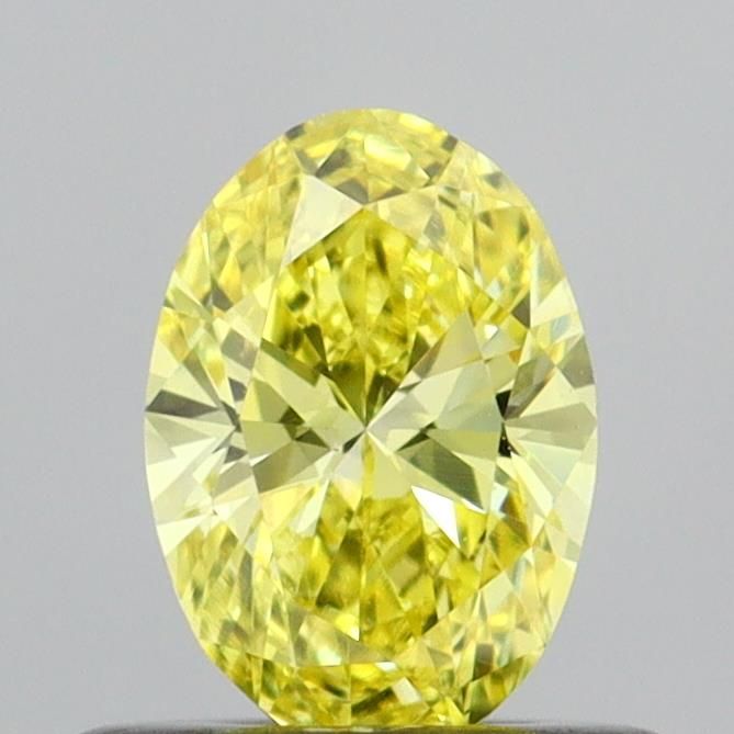 0.45 CT Fancy Vivid Yellow OVAL