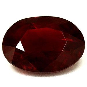 RUBY FACETED 1.35ct RED Pigeon Blood Red SI REST_OF_AFRICA HEATED