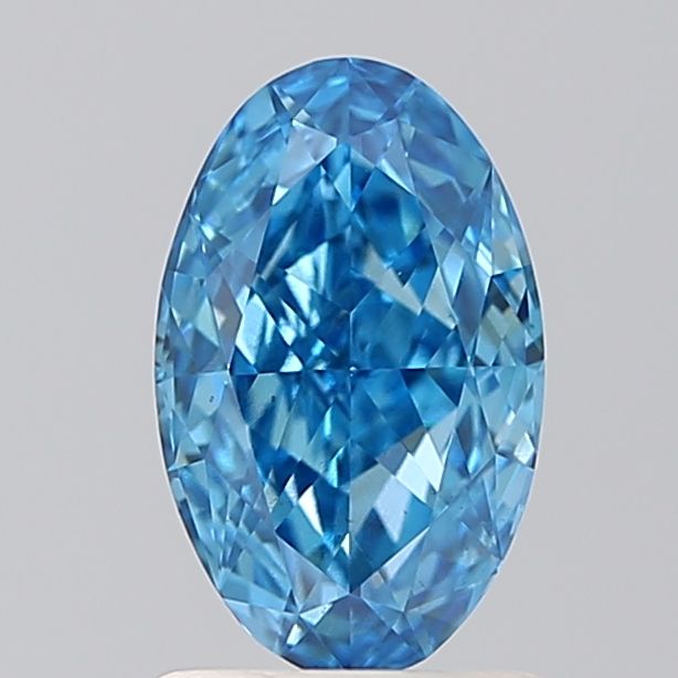 1.09 CT Fancy Vivid Blue OVAL