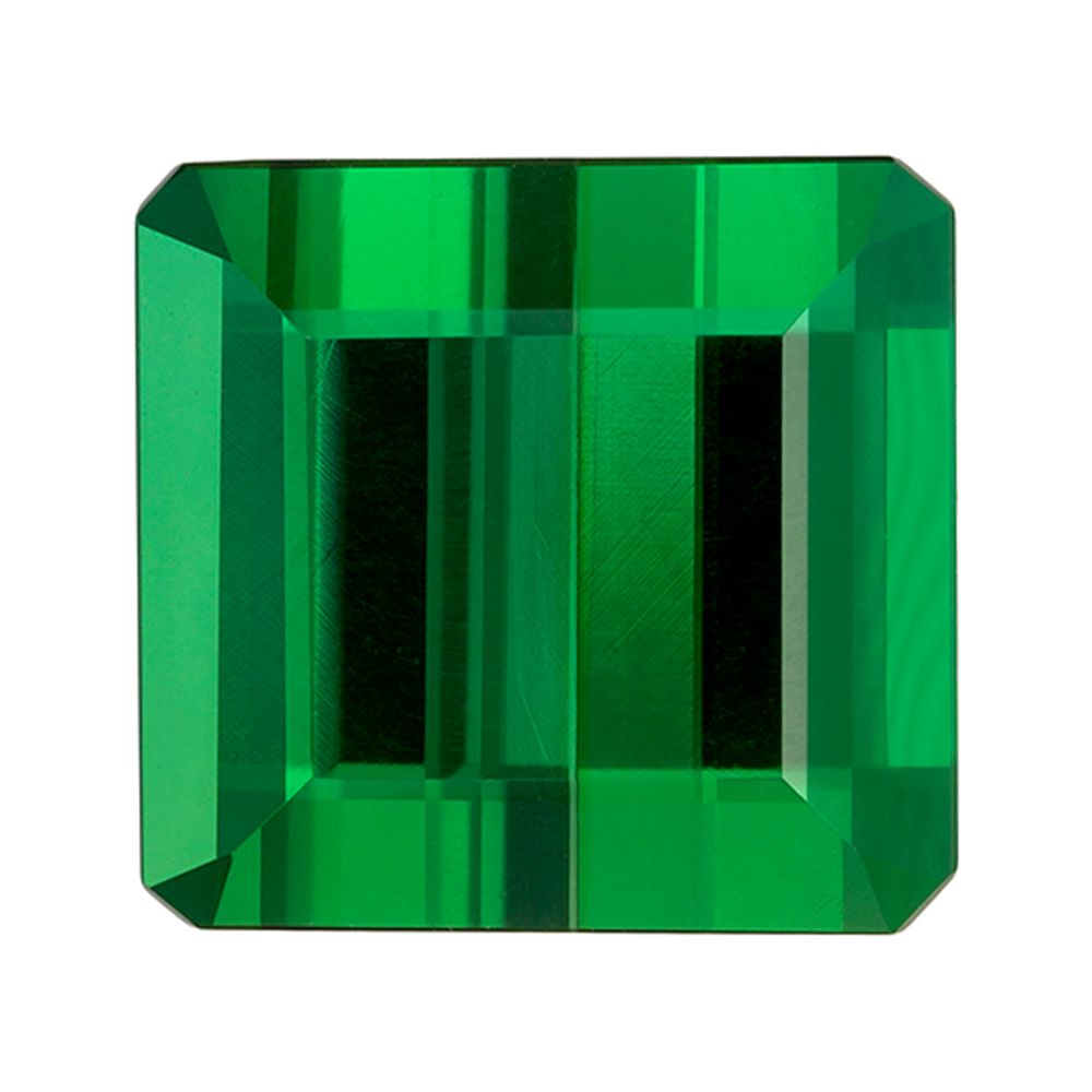 TOURMALINE FACETED 5.09ct GREEN SI BRAZIL HEATED