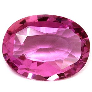Szafir 1,62 ct, różowy, szlif owalny