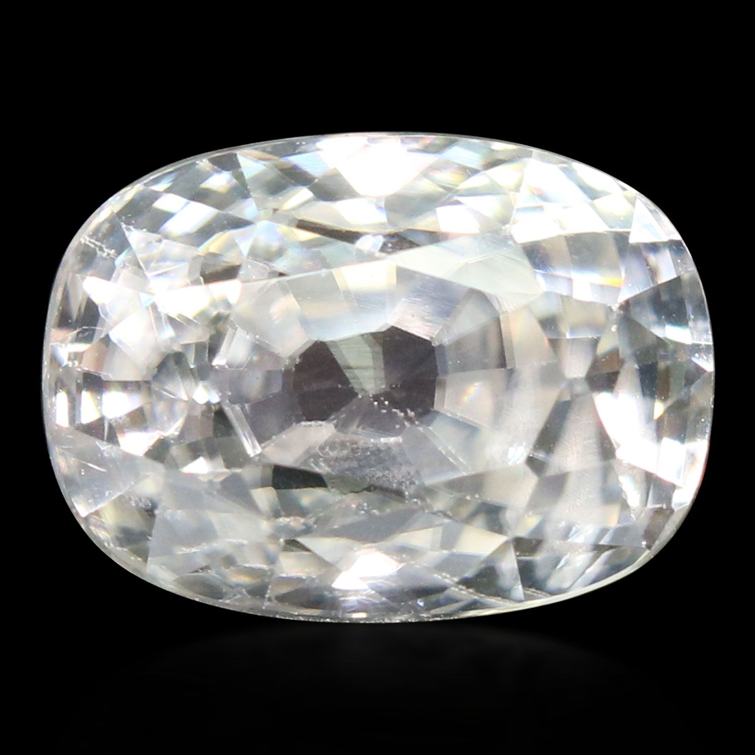ZIRCON FACETED 5.87ct WHITE MI CAMBODIA NONE