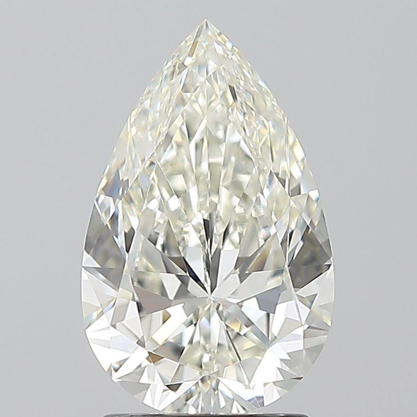 2.01 Carat Pear Natural Diamond ,J ,VS2 ,GIA Cerified Diamond