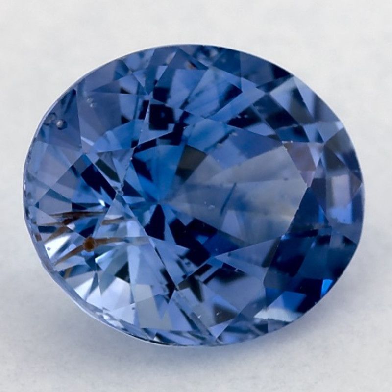 Szafir 2,00 ct, niebieski, szlif owalny