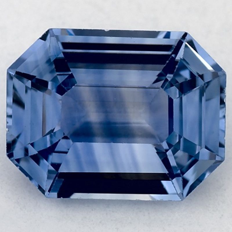 Szafir 2,42 ct, niebieski, szlif ośmiokątny