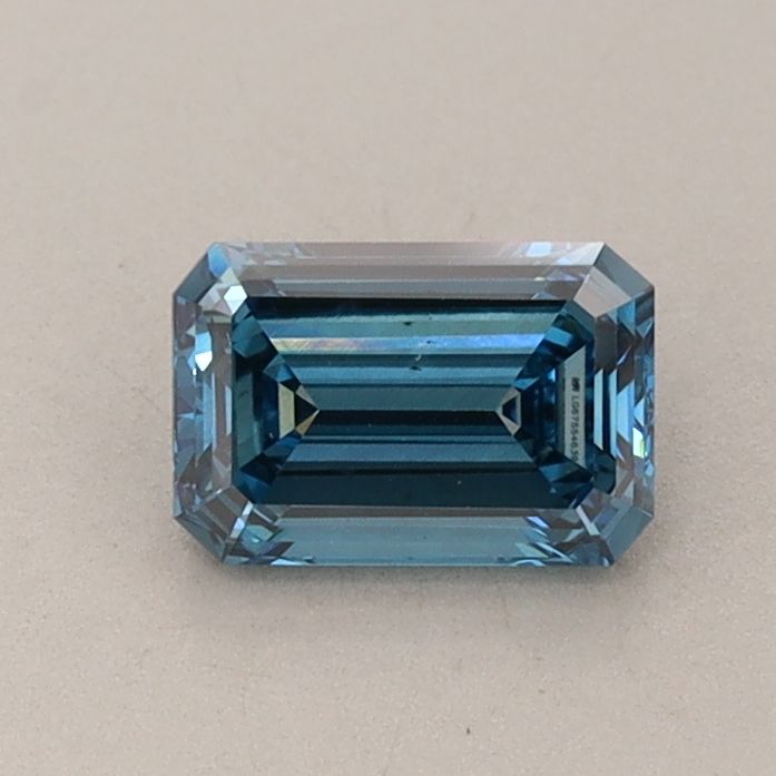 0.63 CT Fancy Vivid Blue EMERALD