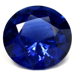 Szafir 1,49 ct, niebieski, szlif okrągły