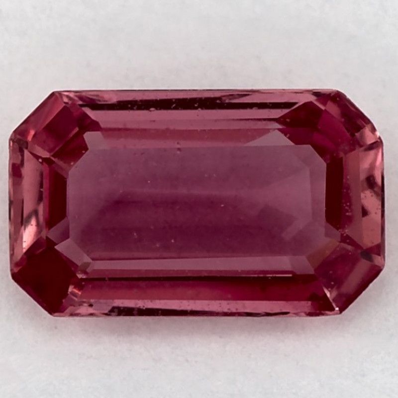 Szafir 1,45 ct, różowy, szlif ośmiokątny