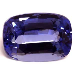 Szafir 3,49 ct, niebieski, szlif cushion