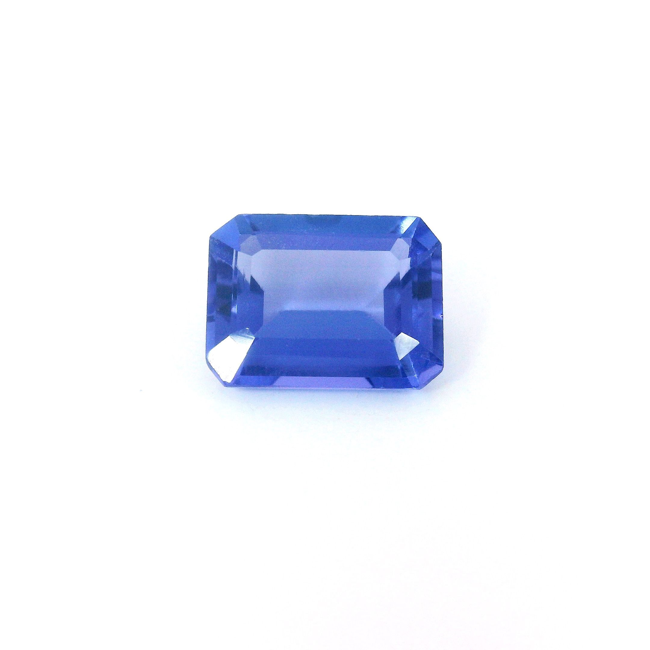 Tanzanit 2,49 ct, fioletowy, szlif ośmiokątny