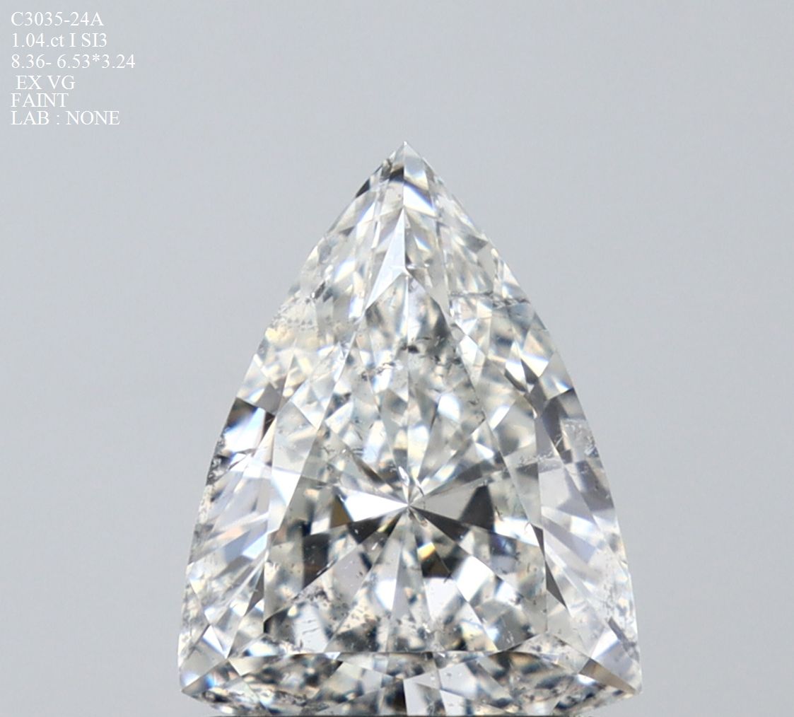 Prírodný diamant triangel,...