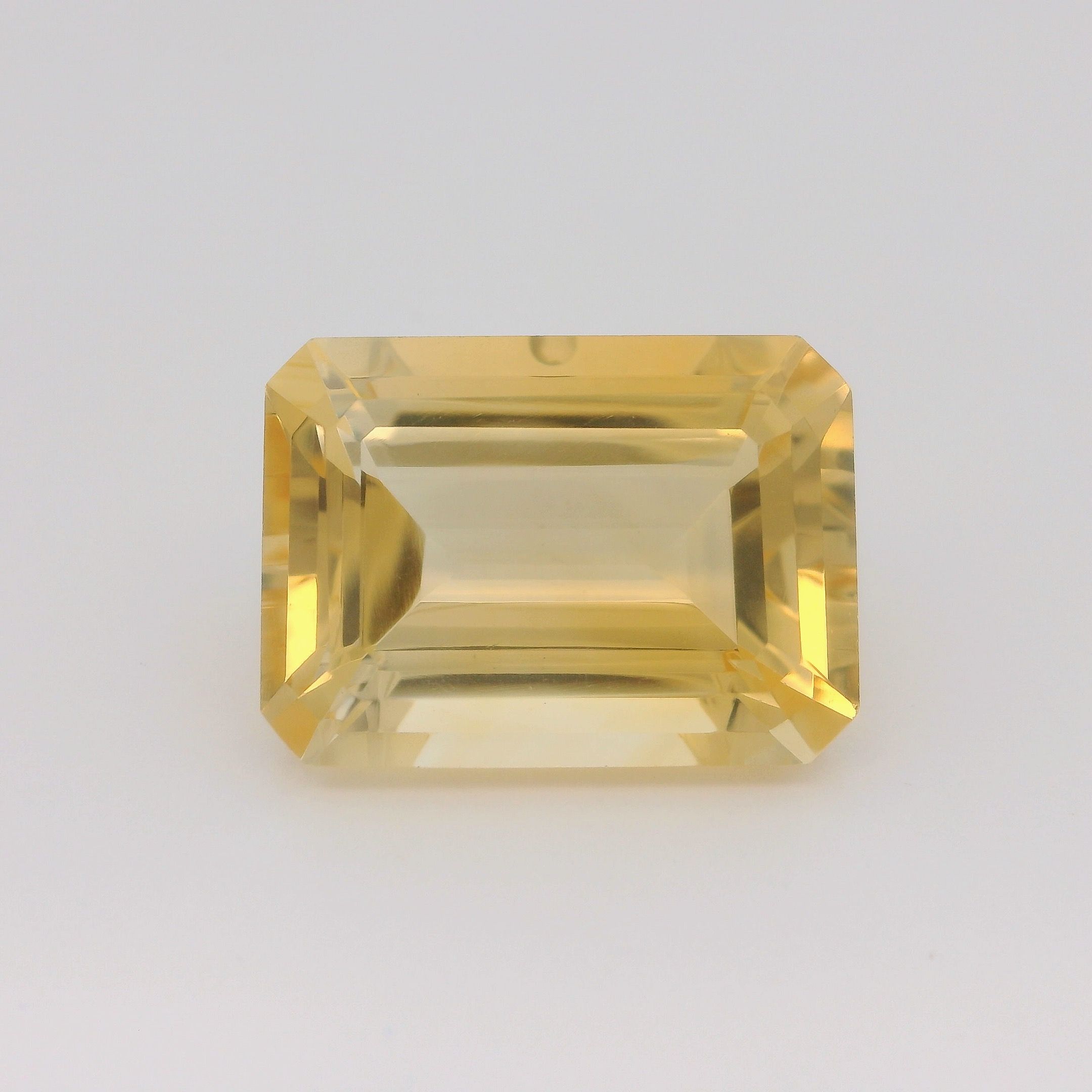 Cytryn 15,47 ct, żółty, szlif ośmiokątny