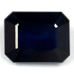Szafir 2,71 ct, niebieski, szlif szmaragdowy