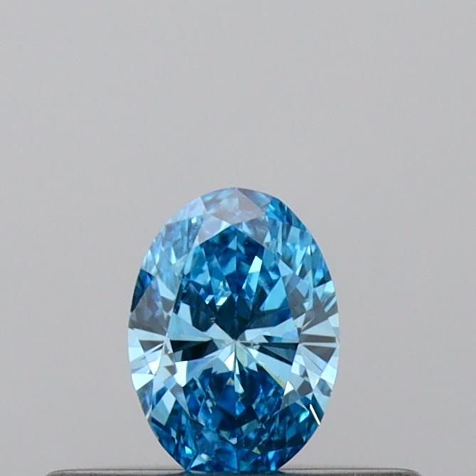 0.16 CT Fancy Vivid Green OVAL