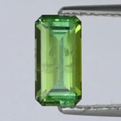 TOURMALINE FACETED 1.61ct GREEN Yellowish Green SI AFGHANISTAN NONE