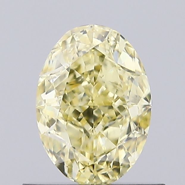 0.84 CT Fancy Intense Yellow OVAL