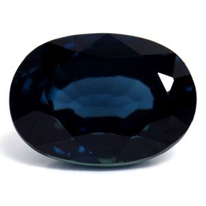 Szafir 1,36 ct, niebieski, szlif owalny